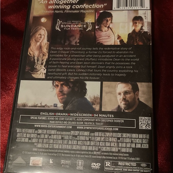 Sympathy For Delicious Dvd by Mark Ruffaol - Picture 2 of 3